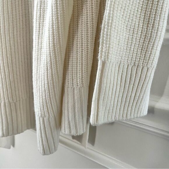 Rails Nora Longline Wrap Wool Cashmere Cardigan With Belt, Cream Size Large NWT - Picture 9 of 10